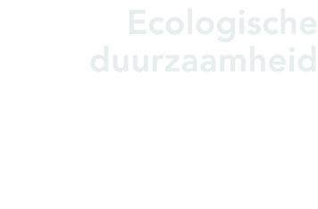  Ecologische duurzaamheid
